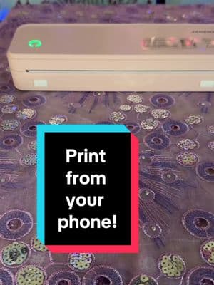 Print from your phone! Print on the go! Portable, cute and PINK!! 💗  #printer #portableprinter #pinkoffice #travelprinter #phoneprinter #wireless #pinkobsessed #jadensprinter #jadens #bluetoothprinter #pinkofficesupplies #smallbusinesss 