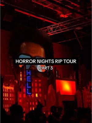 Part 3 of our RIP tour at Halloween Horror Nights Hollywood @Universal Destinations #hhnhollywood #hhn2024 #halloweenhorrornightshollywood #theweeknd 