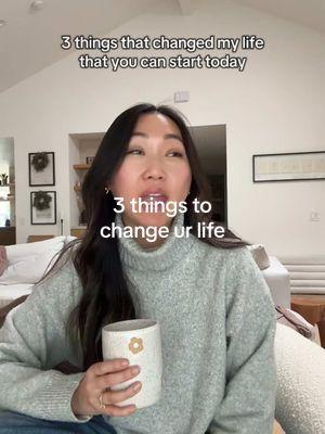 If u want to change ur life in 2025, i promise these 3 things will actually help #healthyhabits #howtochangeyourlife #goodhabits #lifelessons #bigsisteradvice #lifetips #success #mindset #howtosucceed #adulting 