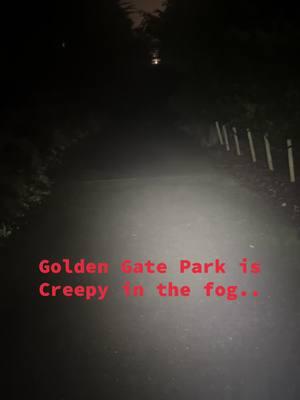 Golden Gate Park gets creepy in the fog…. #fyp #foryoupage #foryou #goldengatepark #sanfrancisco #robdeezy24 #foggynights 