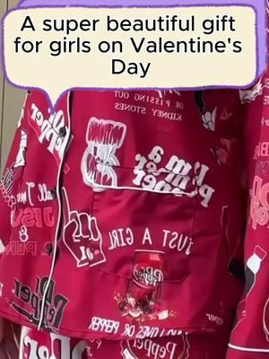 A super beautiful gift for girls on Valentine's Day #drpepper #pajamas #sleepwear #drpepperfan #trending #tiktokshopping 