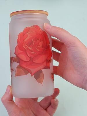 Super personalised heat press cup! An event that crafters can’t miss!! Buy a bundle and Free Machine Gift Pack （include HTVRONT Mini Heat Press Machine） Link in my bio! #htvrontmade #htvront #DIY #heatpress #diycup #rose #newyear #minihtvrontautopress 