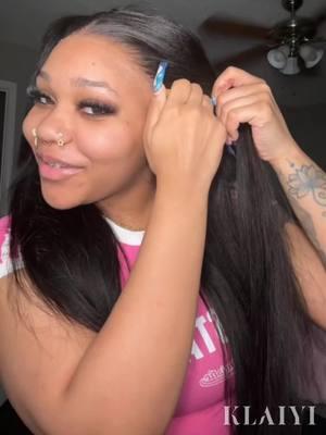 Secure Glueless Lace Frontal Wig😍#wigs #hairtok #WIG #humanhair #gluelesswigs #wiginstall #blackgirlluxury #blackgirlmagic #hair #yaki