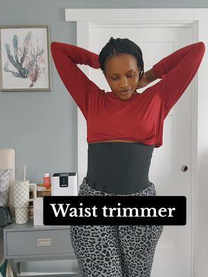 I love trying new waist trimmer and this is definitely worth a try. It's long and is plus size friendly. If you're looking into starting your waist training journey, this is definitely bigginer friendly. Get it in the shopping cart. #waistrainer #waistwrap #waist 