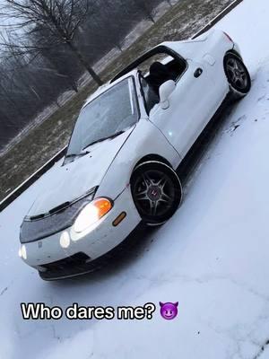 #targatop #civic #delsol #snow #convertible #honda