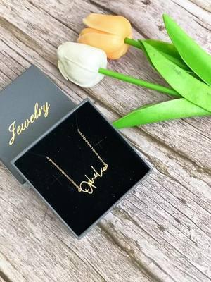 To the love of my life, with all my heart #jewelry #valentine #ValentinesDay #valentinesdaygift #giftideas #womenjewelry #goldjewelry #namenecklace #necklace #viralvideo #fyp 