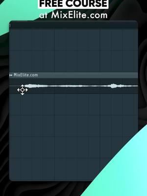 Cut the silence out of your samples fast! Open the sampler channel, find the trim knob, and clean up the start and end of your audio. It’s quick, simple, and will save you a ton of time. Clean tracks, better vibes. Try it now! Get our free melody loops at Mixelite.com/free #MusicProductionTips #AudioEditing #ProducerLife #BeatMakingTips #HomeStudioSetup #FLStudio #SoundDesign #MusicProducers #StudioHacks #ProducerCommunity