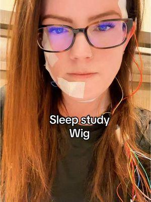 Don’t make fun of my sleep study wig #sleepstudy #wig #hair #fyp 