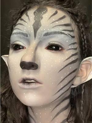 Moon Avatar 🌑🏹🪶 #avatar #avatarmovie #avatarmakeup #movie #makeup #foryou #fyp #makeupartist #moonavatar #foryoupage #moonavatarmakeup 