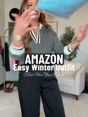 Amazon Easy Winter Outfit with this amazing must have fleece pullover!  Shop it on my #amazonstorefront L!NK !N B!0 or stylebyninarenee.c0m #amazonfashion #amazonpullover #amazonsweater #amazonvirtualtryon #whowhatwearing #amazoneasyoutfit #easywinteroutfits #amazonwinterfashion #amazonwinterfinds #amazonmusthaves 