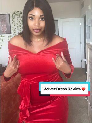 @ChicMe_official  Velvet Dress Review ✨ Getting ready for Valentine's Day ❤️ #dressreview #valentinesdaygift #valentineoutfit #velvetdress #specialoccasion #elegance #chicme 