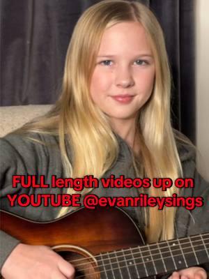 So many of you wanted full covers and we are listening! Posting full covers more than ever for 2025 up on our YouTube channel @evanrileysings. Thank you for supporting our girl! #evanriley #longervideos #linaronstadt #fyp #youtube 