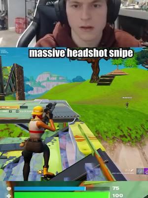 massive headshot snipe! #fyp #ltf #lowtaperfade #fortniteclips #fortnitememes #fortnitefunny #fortnitebr