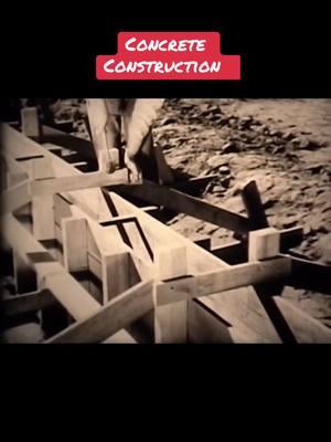 Old concrete film. #fypシ゚ #fyp #heavyconstruction #construction #constructiontiktok #concretelife #concreteform #oldschool #constructionlife #homeconstruction  