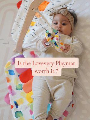 Honest Review of the @Lovevery Playmat from a Peds OT and mom of 3.  I personally love this Playmat and this is an item that will last with all your kiddos. This is not sponsored. When researching what items I wanted on my baby registry, I wanted to make sure that it would target development and be worth it. I absolutely love this Playmat and think it is part of the essentials.  #newborn #3monthsold #beingamom #playmat #babyregistry #babyregistrymusthaves #development #pedsot #momtok 