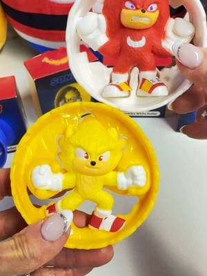 Super Sonic Yellow Roller 💛👊🏻 or Knuckles ♥️🤍white Roller?! Who’s your favorite?    McDonald’s Sonic The Hedgehog 3 💙Happy Meal Collection! 🍔🍟Mcdonalds is back with Sonic The Hedgehog 3 Happy Meal to just in time for the release of the movie!! 🎥 FULL Video on my Mom and More Reviews YT channel! 💛 There are 8 to collect!!  Available now at McDonald’s, start collecting today!!! 🍔🍟 #sonicthehedgehog3 #happymeal #happymealtoys #sonicrollers #mcdonalds #sonic3 #supersonic #sonicyellowroller #sonicblueroller #tails #knuckles #sonicthehedgehogsupersonic #sonicandknuckles  #unboxing #asmr