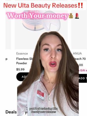 Hot new Ulta beauty releases of 2025‼️💋💄 Makeup that’s worth your money 💰New drugstore makeup launches. Ulta employee reviews new makeup releases. Ulta beauty finds. Ultra beauty exclusive makeup products. @Ulta Beauty @anua_global @essence cosmetics @loréal paris usa @L’Oréal Paris @Makeup Revolution @Farmacy Beauty ##anuatoner #ultaskintok #ultabeauty #ultahaul #ultafinds #ultaemployee #ultamusthaves #essencecosmetics #lorealpariscosmetics #lorealskintint #essencemakeup #makeuprevolution #revolutionbeauty #lipoil #newmakeup #newdrugstoremakeup #makeupreview #ultabeautyhaul #greenscreen 