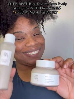 This rice duo brought my glow back INSTANTLY😍🥹🙌🏾@Beauty of Joseon   #beautyofjoseon #riceskincare #ricemask #bojricemask #ricetoner #bojricetoner #glassskin #acneskincare #oilyskincare  