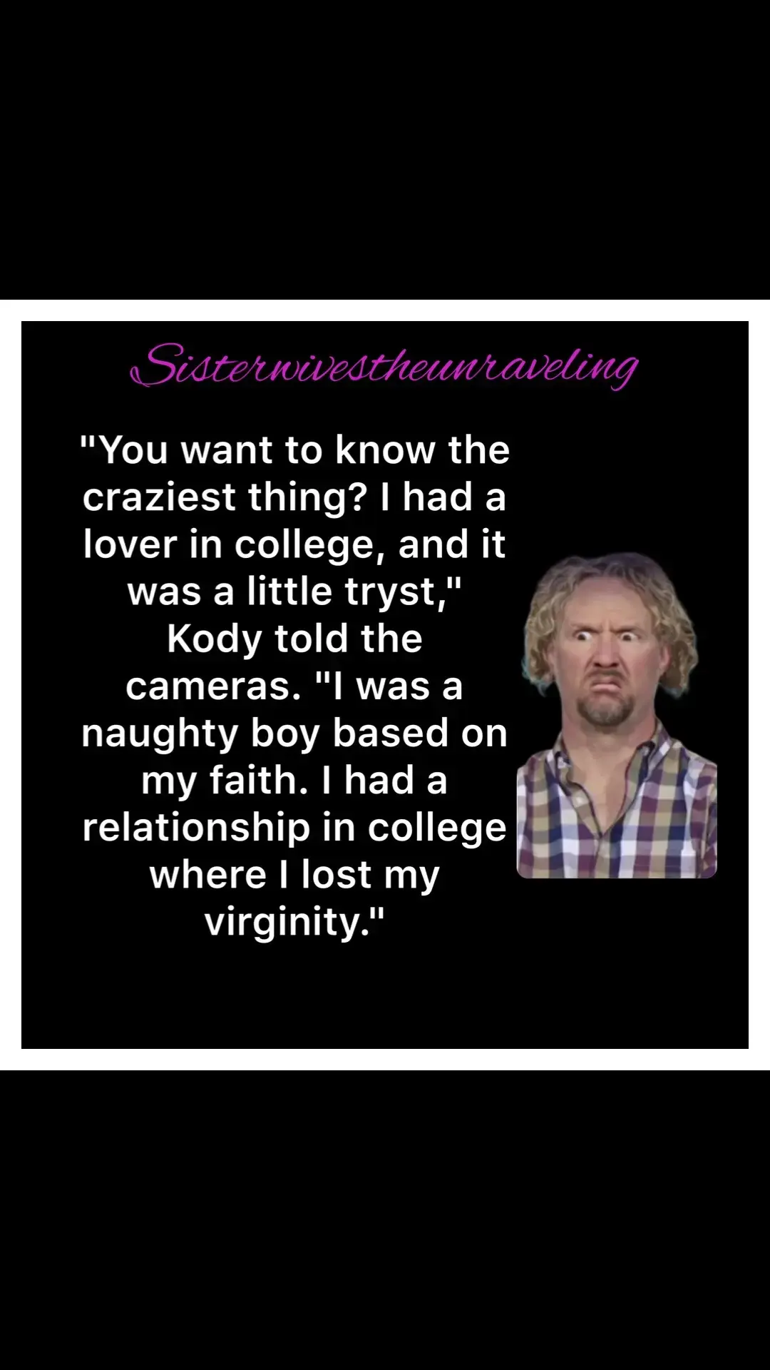 What will Kody say next?#sisterwives #kodybrown #pluralmarriage #meribrown #kellykimbersisterwivestheunraveling #kellykimber #sisterwivestheunraveling #janellebrown #tlc #sisterwife #robynbrown #christinebrown 