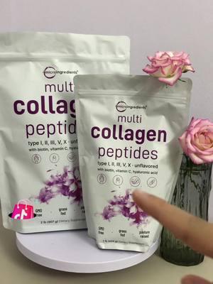 Collagen Powder with. Multi collagen peptides Microingeidients 5 tipos de colageno Articulaciones piel uñas cabello  #fyp #microingridients #mayaholisticbeauty #coachholistico #TikTokShop  #CollagenPowderwith #Multicollagenpeptides #gift #NewYearDeals #2025