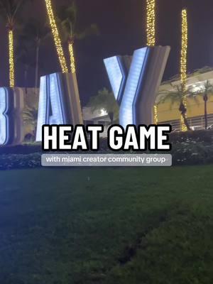 Miami Heat game with my content creator frenssss 🫶🏾📲 Why would my hometown team let me down like that at my first game?! I was rooting for us @Philadelphia 76ers 😭 Where should we go next 👀 If you’re a creator in South Florida, you should join us!  #miamiheat #basketballgame #communitymanager #communityfun @Miami HEAT #ticketmaster @Ticketmaster #verifiedfan #creatorgroup 