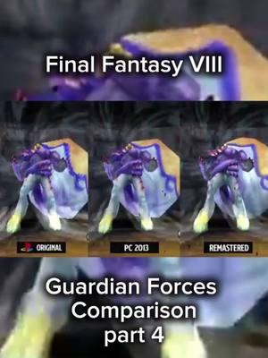 Final Fantasy VIII Guardian Forces Comparison part 4 #finalfantasytiktok #finalfantasy #ffviii #ff8 #guardianforce #leviathan #pandamonium 