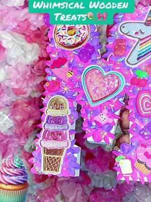 Create a sweet and magical display with customizable 6-inch wooden letters, decorated with vibrant fake icing and sparkling embellishments. Perfect for adding a pop of charm to any room! 🌸🎂 #WhimsicalTreatLetters #customdesign #customletters  #pink #purple #unicorn #fyp #betseyjohnson #lisafrankvibes #candytok #creativetreats #icing #cakes #fakedesserts 