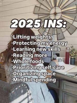 It's time to let go of what no longer serves us and welcome what truly aligns with our values. Share what your 2025 INS are in the comments!  #NewYearNewMe #GoalSetting #SelfCare #PersonalDevelopment #PositiveChange #MindsetShift  #SelfImprovement #2025Goals #AlignWithYourself #EmbraceTheNew 