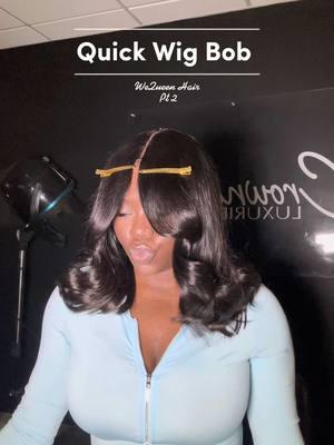 FYEEEE! 🔥  @wequeen_hair @wequeenbundles #hairstylist #fyp #wiginstall #bussdown #capcut #wig #quickweave #frontalwig #viralvideo #dmvwigs #sidepart #layers #bundles #dmvhairstylist #fypppppppppppppp #wigtok #hairstylistsoftiktok #fauxhighlights #highlights #bob #bussdownmiddlepart #bussdown #snow #snowday 