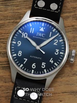 Why Does This Watch Have A Huge Crown? #IWC #PilotsWatch #WatchEnthusiast #WatchCollecting #LuxuryWatches #Timepiece #IWCWatch #WatchCommunity