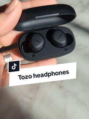 They are 43% off right now!  #headphones #wirelessearbuds #techtok #tozo #earpods #noisecancelling #miniearbuds 