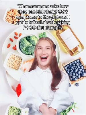 I could talk about this for hours 😅 If you're not sure where to begin with a PCOS diet, make sure to sign up for my Free 30-Day PCOS Diet Challenge! 😍 #pcos #pcossupport #pcosdiet #pcosawareness #managingpcos #pcosmemes What to eat with PCOS?