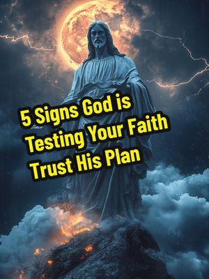 5 Signs God is Testing Your Faith – Trust His Plan. #christianity #god #bible #bibleanswers #Biblesay #messagefromgod #christiantiktok #kindnessstories #Heavenlyfather #Lord #Jesus #prayer #holyspirit #pray #Bibleverses #Christianliving  #Heaven #Jesussay #testingyourfaith 