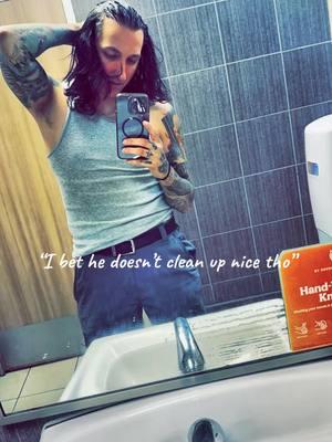 Maybe I do maybe I don’t. 😂  Featuring my brother @Drew_Lobb  #cleanupnice #fyp #longhair #diffrentstyle #tattootiktok #bestofbothworlds 