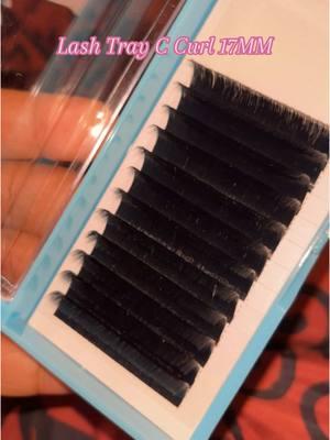 Lash trays available  #fyp #lashextensions #lashtray #17mm #littlerock #stlouis #easyfan #lashes #lashbabe 