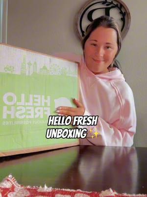 We are loving hello fresh already!💚✨🤩 #hellofresh #unboxing #freshfood #obsessed #yummyfood #hellofreshbox #militaryfamily #MomsofTikTok #sahm #fyp 