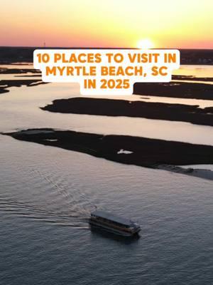 Visiting Myrtle Beach in 2025? Here are 10 places you should add to your bucket list!   📍 @BrookgreenGardens    📍 Myrtle Beach State Park   📍 Conway Riverwalk   📍 Murrells Inlet MarshWalk   📍 @Swig & Swine | Charleston BBQ    📍@Broadway at the Beach    📍 @Big Chill Island House    📍 Tidewater Golf Club   📍 Broadway Grand Prix   📍 @villagesurfshop    Did we miss your favorite? Drop it in the comments, and let us know if you’re ready for a Part 2!  #myrtlebeach #visitmyrtlebeach #bucketlist #hiddengems #vacation #foodies #PlacesToVisit #travel #familyfriendly #holiday #solotravel #travelbucketlist #thingstodoinmyrtlebeach #2025 #thebeach #destination #topspots #golf #fyp #fun #cool  🚁⛳️@playgolfmyrtlebeach 