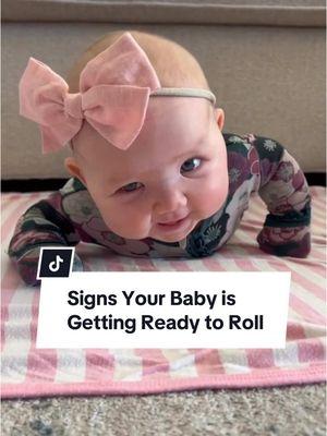 Rolling milestones ahead! 🚀 Here’s what to watch for: ✨ Lifting head and shoulders during tummy time for longer stretches ✨ Kicking legs up and to the side ✨ Arching their back ✨ Craning their neck to look over their shoulder Every baby is unique—rolling from tummy to back might come first, or they might surprise you! 💕  ✨ Access FREE sleep materials at thepeacefulsleeper.com/tiktok/ #tummytime #rollingover #developmentalmilestones #sleeptraining #sleeplearning #babysleepconsultant #thepeacefulsleeper 