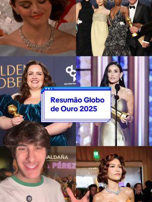 começamos a temporada de premiações e começamos a cobertura com o resumão do Globo de Ouro! 🏆 além da Fsrnanda Torres TOTALMENTE PREMIADA, do que gostaram do Globo de Ouro desse ano? #fernandatorres #globodeouro #selenagomez #arianagrande #wicked #emiliaperez #xogun 