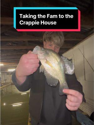 Let’s take the crew to the Crappie House! #crappiefishing #crappiehouse #fish #fishingwithfriends #catchtokeep #crappie  @Tristin  @A.J. Travis  @jigginjer  @Brandon 