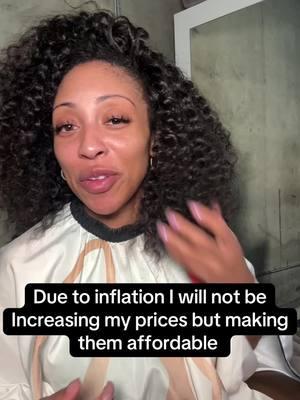 Due to inflation I will not be increasing my prices but making them affordable.  I want to make women getting their hair done again enjoyable and stress free Check out my inflation Tuesday deals every Tuesdays  #flipovermethod #atlsewin #gymgirl #singlemomlife #stayathome #inflation #alopecia #stonemountainhairstylist