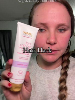 Sick kids = quick & easy hair! 👱🏼‍♀️🫶🏻🤧 #dryshampoo #hairstyle #hairtok #easyhairstyles #rawsugar #rawsugarhairproducts #hairproducts #haircare #shampoohacks #notsodryshampoo 