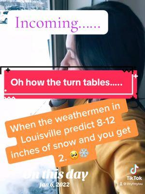 Oh how the turn tables…… #onthisday #snowmageddon2025 #louisvillerealtor #louisville #louisvilleweather #snowstorm2025 #bestlouisvilleagent #louisvilleky #kentucky #louisvillelocal #snowday #louisvillesnowstorm 