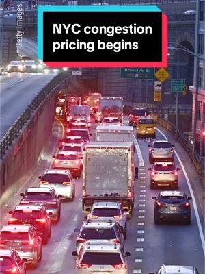 Today is the first business day of NYC’s congestion pricing plan—costing many drivers $9 to access the city’s busiest area. Drivers using the Holland and Lincoln Tunnels during peak hours get a $3 toll credit off the congestion fee, dropping it from $9 to $6 for E-ZPass and from $13.50 to $10.50 for non-E-ZPass. There is no toll credit in off peak  hours. Will this new plan affect your commute to the office? ✒️Larry Higgs #nj #newjersey #nyc #newyorkcity #congestionpricing #traffic #toll 