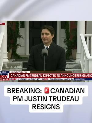 Canadian PM Justin Trudeau announced his resignation on Monday. #trudeau #trudeauresigns #justintrudeau🇨🇦 