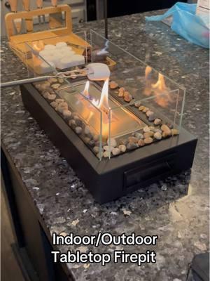 #fyp #firepit #indoorfirepits #smores #decorideas #tabletopfirepit 