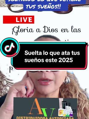 #LIVEhighlights #TikTokLIVE #LIVE Suelta lo que ata tus sueños este 2025 #2025bendecido🙏 #saludybienestar #epigeneticaemocional #tecnologiaepigenetica #saluddesdeadentro 