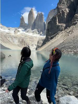 Just a light breeze to Torres del Paine 🏔️ @Bev Yang #patagonia #wtrek #torresdelpaine 