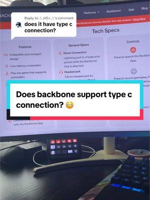 Replying to @˖꒰⑅H5∀⑅꒱˖ #typec #android #backbone #backboneone #backboneoneplaystationedition #backboneonetypec #backbonehandheld #backboneiphone 