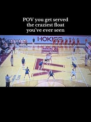 If #2 from VT sees this, your serve is insane bro #d1athlete #volleyball #ncaavolleyball #notredame 